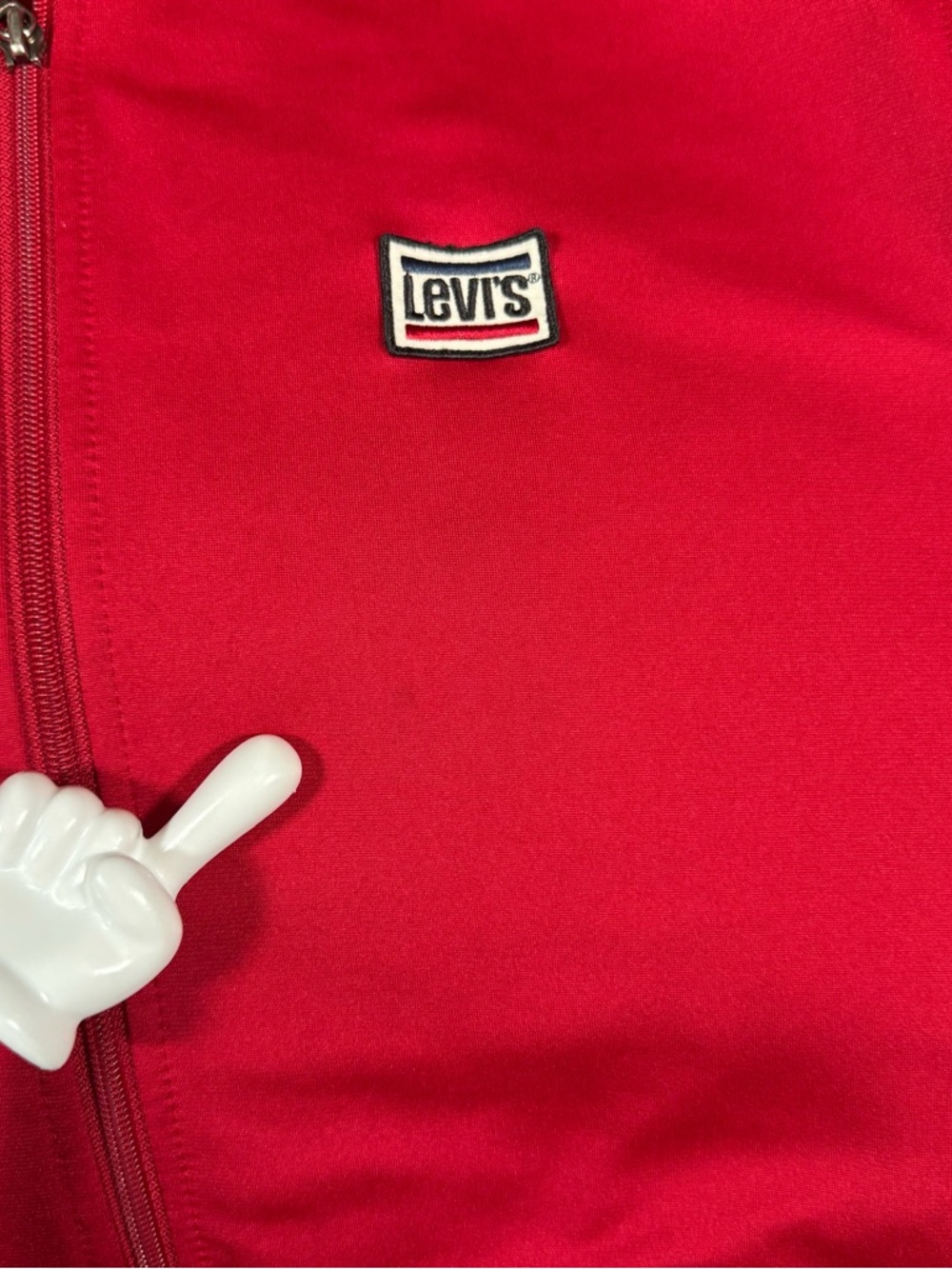 Vintage Levis Track Jacket Mens S Full Zip Lightweight Red Tab Y2K - Picture 2 of 12